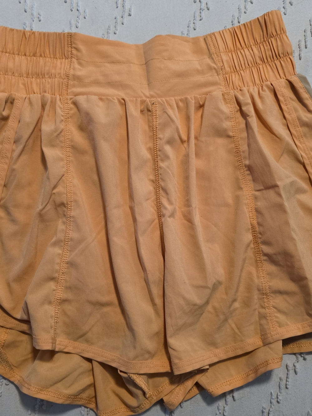 Balance Athletica Light Orange Athletic Shorts
